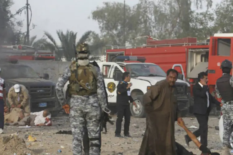 
	For&ccedil;as de seguran&ccedil;a em Bagd&aacute;:&nbsp;ONU ressaltou a grave piora da situa&ccedil;&atilde;o no Iraque
 (Thaier al-Sudani/Reuters)