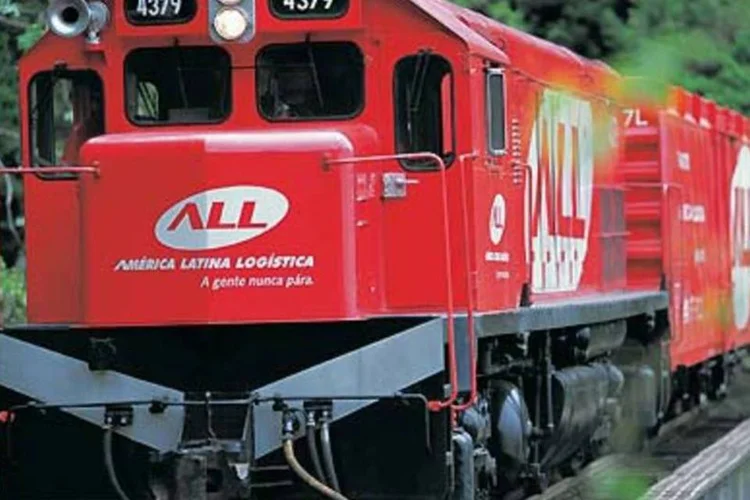 Locomotiva da ALL: trechos não construídos voltarão para o governo federal (Divulgação/ALL)