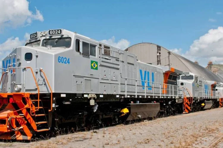 
	Locomotiva da VLI: a Vale det&eacute;m agora 37,6 do capital total da companhia
 (Divulgação/VLI)