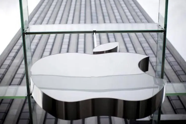 
	Logotipo da Apple na frente de loja da empresa em Nova York
 (REUTERS/Mike Segar)