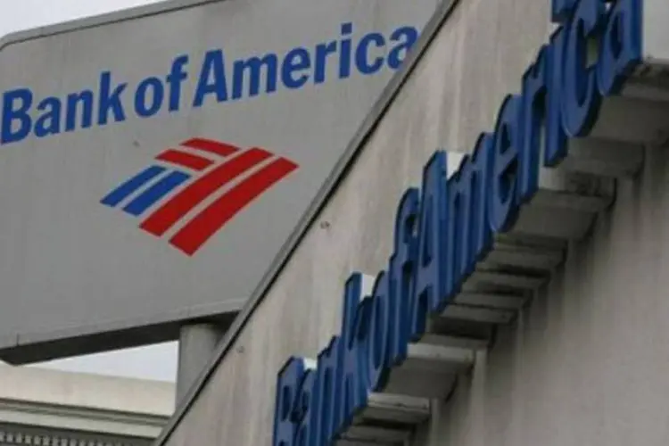 Bank of America, uma das três instituições que podem ter sua nota rebaixada (Justin Sullivan/AFP/Getty Images)