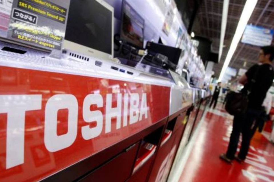 Lucro trimestral da Toshiba cresce 178%