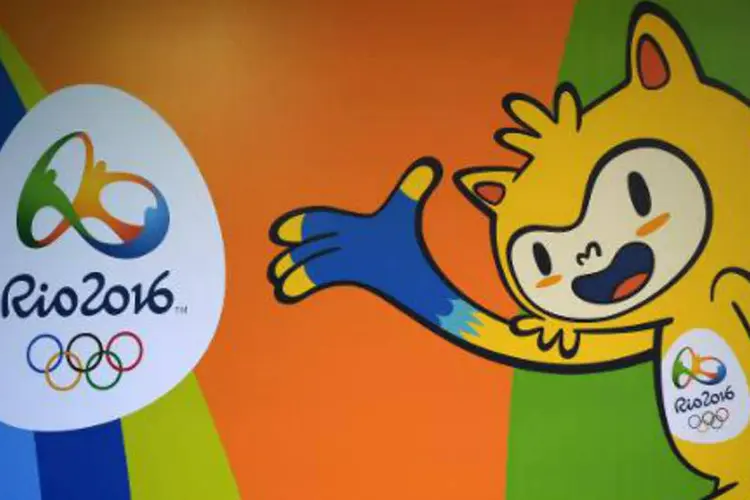 
	Logo e mascote dos Jogos Ol&iacute;mpicos do Rio: canal com transmiss&atilde;o dos jogos deve ser lan&ccedil;ado em abril ou maio de 2016
 (Yasuyoshi Chiba/AFP)