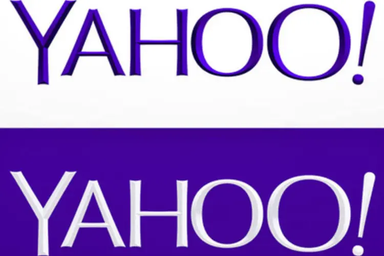 Novo logo do Yahoo!: cor roxa e ponto de exclamação permanecem, e reações iniciais são bastante negativas (Divulgação)