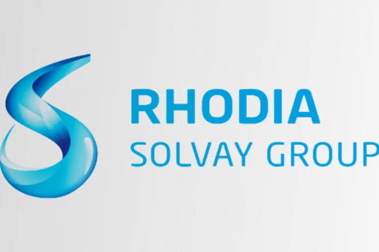 Logo da Rhodia: fio absorve o calor do corpo e transmite raios infravermelhos de volta para a pele, promovendo uma estimulação que melhora o aspecto da pele, diz a Rhodia (Divulgação)