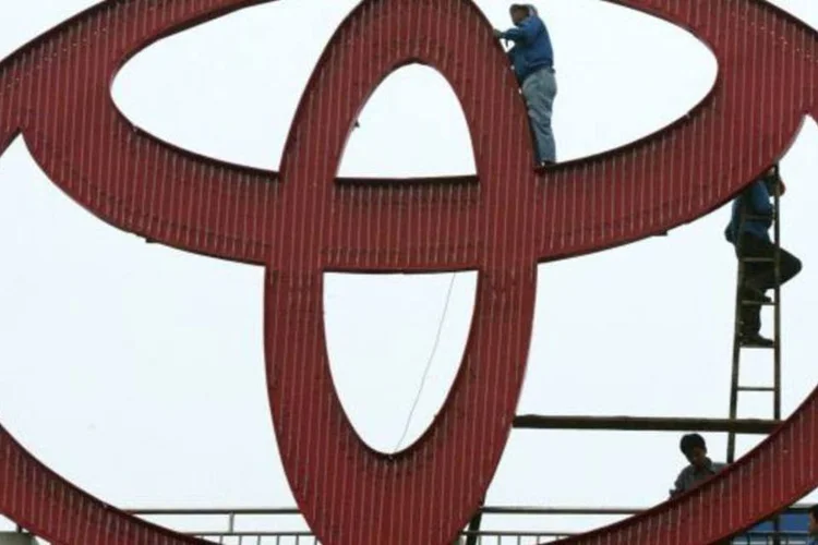 Logotipo da Toyota em Xangai, na China (Claro Cortes IV/Reuters)