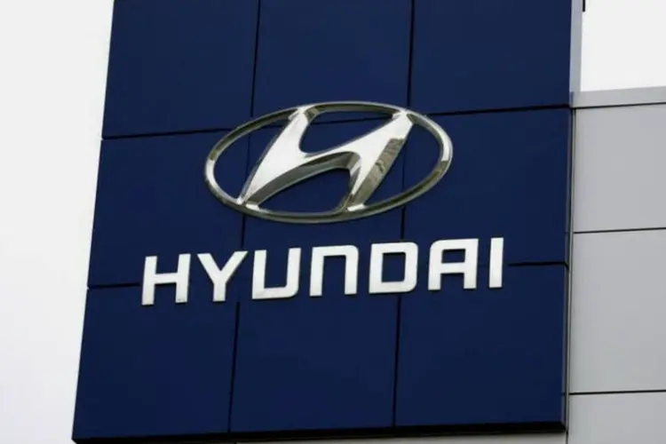 
	Logotipo da Hyundai em uma concession&aacute;ria da marca
 (Rick Wilking/Reuters)