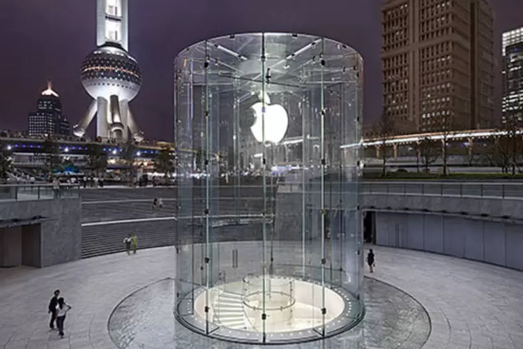 Loja da Apple em Pudong, na China (Divulgação)