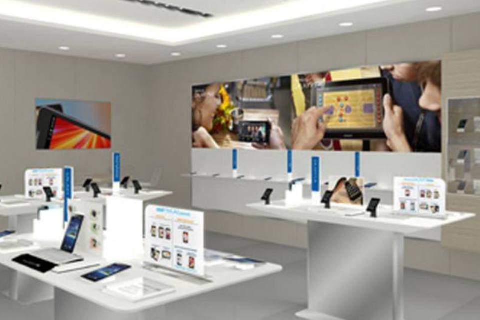 Samsung abre primeira loja com novo conceito