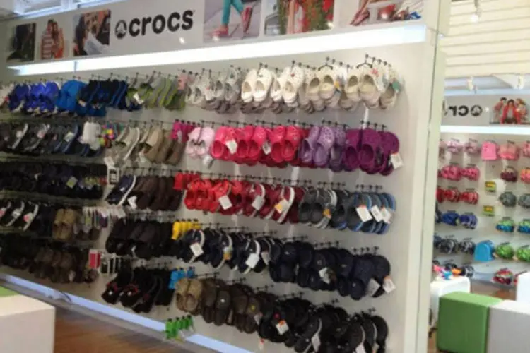 
	Loja da Crocs: empresa pode vender uma fatia em troca de investimento
 (Gaspar Nóbrega/VIPCOMM)