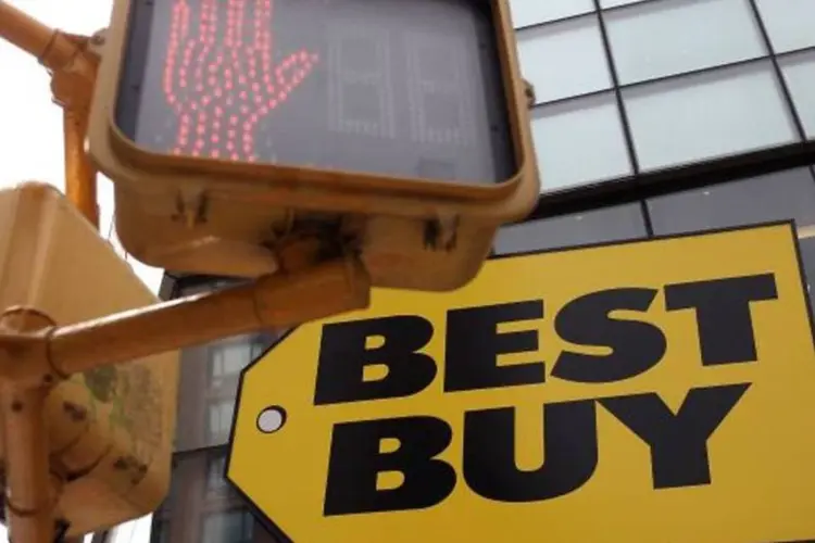 Loja da Best Buy, nos Estados Unidos: rede busca reinventar seu modelo de negócios (Justin Sullivan/Getty Images)