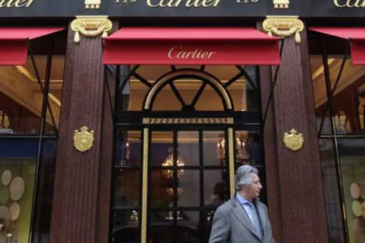 Cartier: vendas do grupo detentor da marca aumentaram 3%, atingindo um recorde de 20,6 bilhões de euros (Getty Images)
