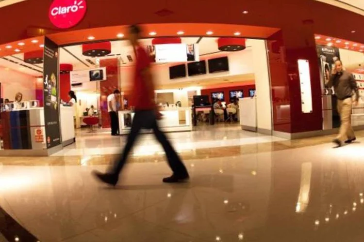 
	Loja da Claro no shopping Morumbi
 (Antonio Milena/EXAME)