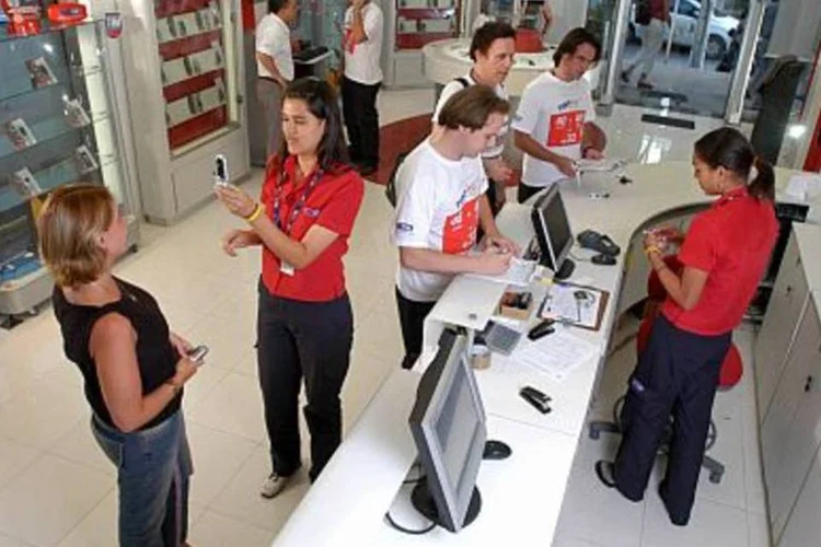 Loja da TIM: empresa anunciou que teve lucro líquido de 101,39 milhões de reais no segundo trimestre