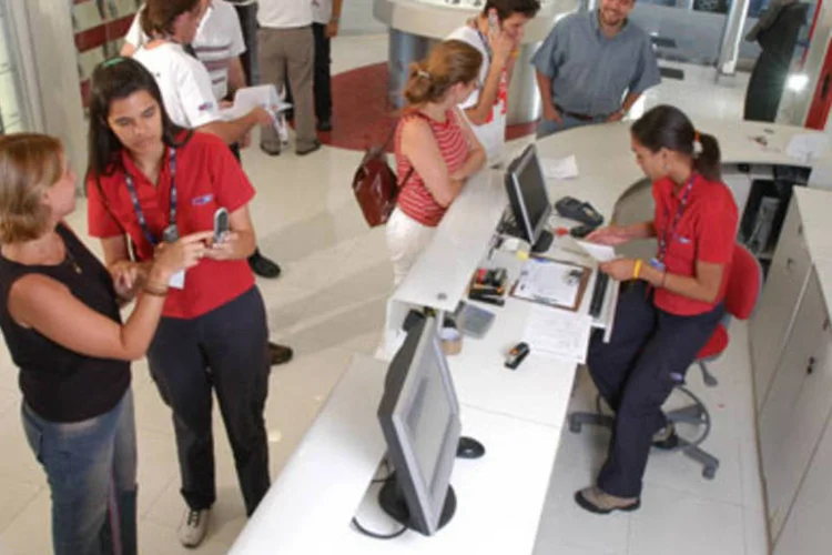 Loja da TIM: segundo as ligações feitas a partir do telefone fixo com o código DDI da TIM também terão custo zero
