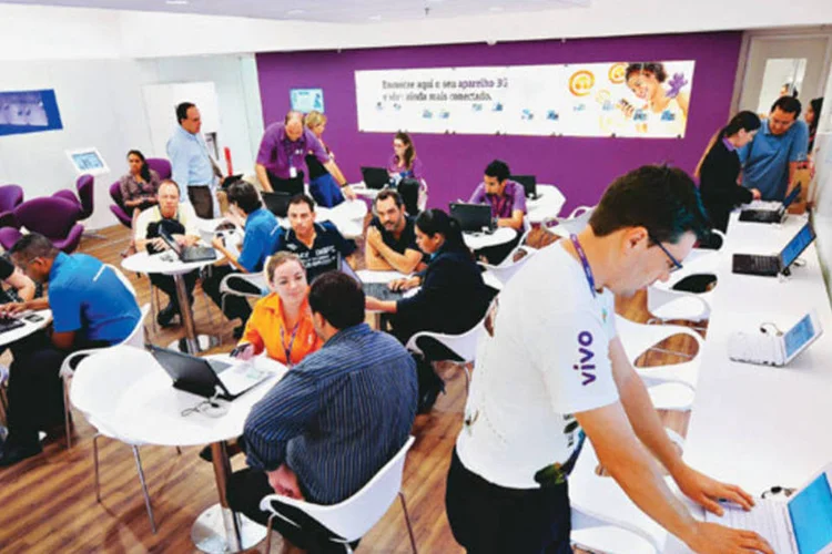 Todas as ações da Vivo foram incorporadas pela Telesp (Germano Lüders/EXAME)