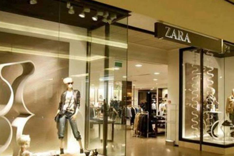 Loja da Zara: fornecedores são o calcanhar do setor de vestuário (Mário Rodrigues/Veja)