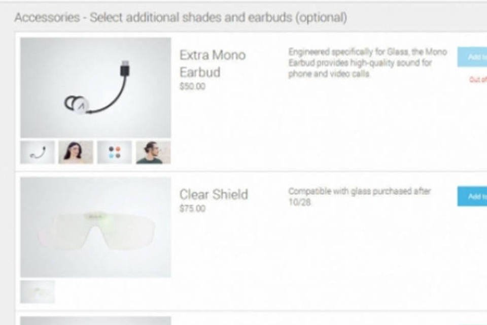 Google estreia loja online de acessórios para o Glass