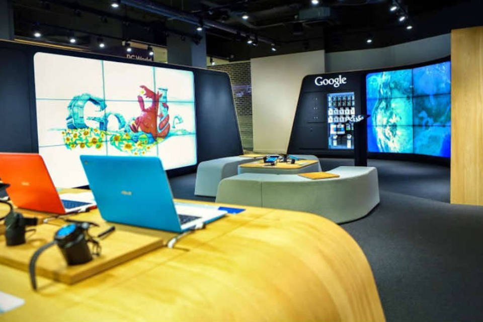 Google abre sua primeira loja física para competir com Apple