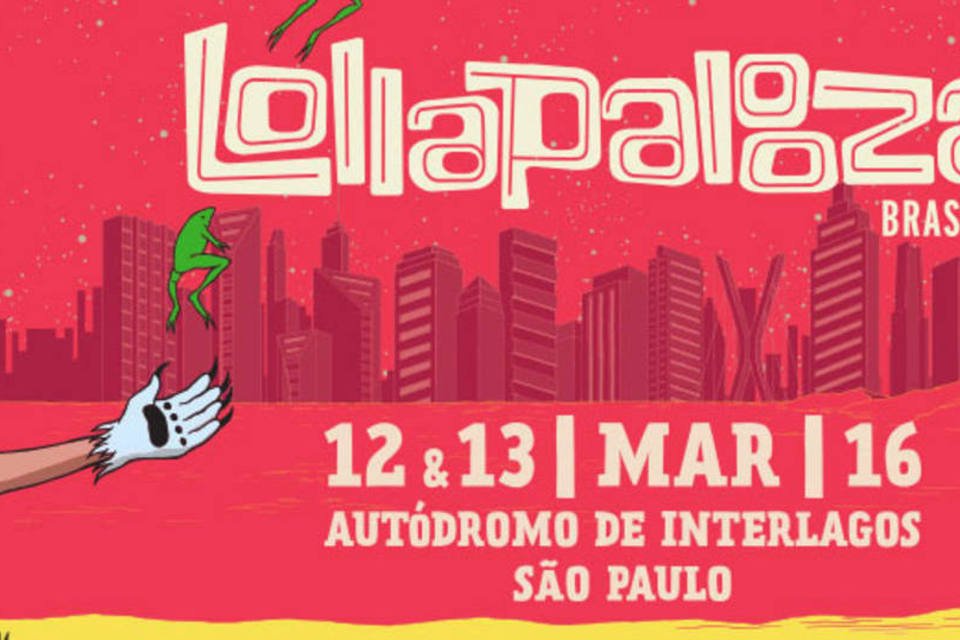 Lollapalooza 2016 será em SP nos dias 12 e 13 de março