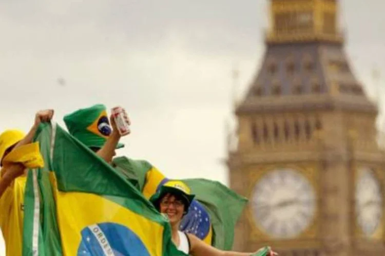 Brasileiros em Londres, no Reino Unido: Brasil agora é considerado um parceiro-chave (.)