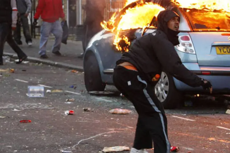 Desde o último dia 6, vários episódios de violência e saques tomaram conta de bairros de Londres e de algumas cidades da Grã-Bretanha (Dan Istitene/Getty Images)