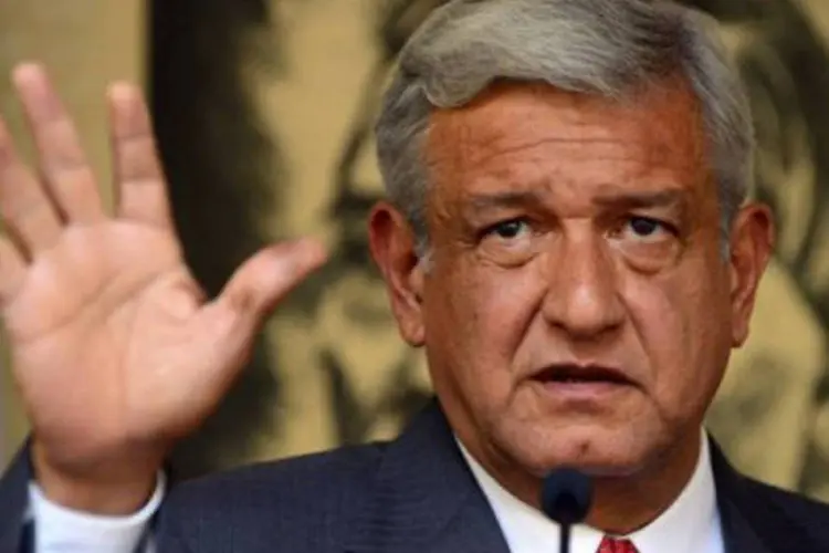 López Obrador:apesar de mais da metade dos votos depositados nas eleições terem sido recontados, 'isso não é suficiente' para garantir a idoneidade do processo eleitoral (Alfredo Estrella/AFP)
