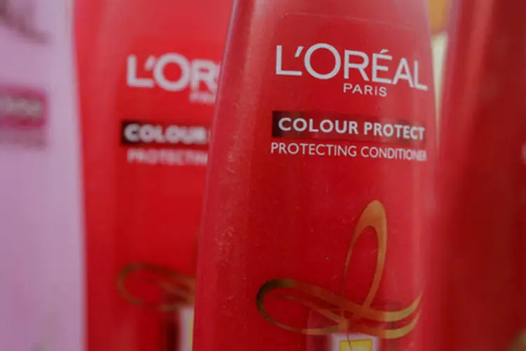 Condicionadores da L'Oréal: crescimento das vendas permaneceu estável ​na Europa Ocidental em 1,7%, mas desacelerou na América do Norte, para 4,5% (Dhiraj Singh/Bloomberg)
