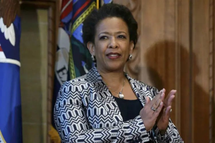 
	Loretta Lynch, procuradora-geral dos Estados Unidos: &quot;n&oacute;s podemos restaurar a f&eacute; em nossas leis e tamb&eacute;m naqueles que fazem sua aplica&ccedil;&atilde;o&quot;
 (Gary Cameron/Reuters)