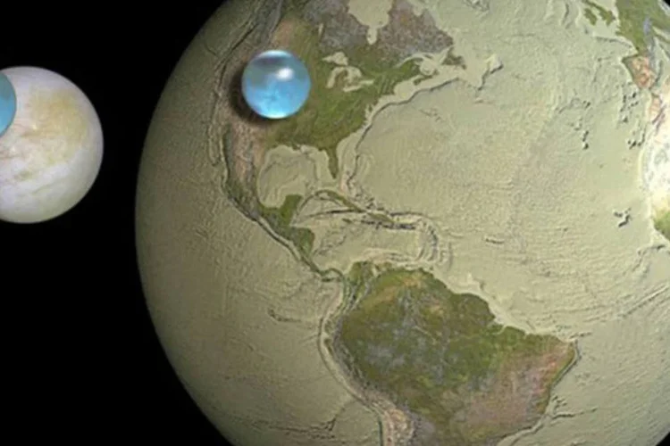 
	A lua Europa do planeta J&uacute;piter: o projeto "Clipper" demoraria tr&ecirc;s anos para chegar ao local
 (Divulgação/NASA)