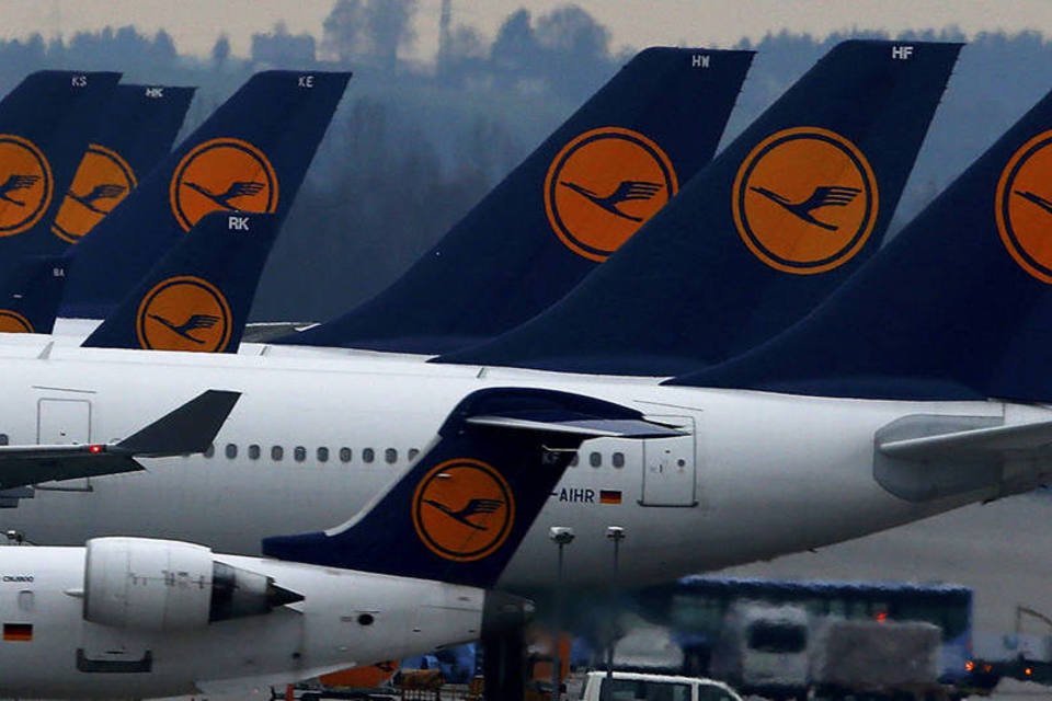 Lufthansa vai cancelar 930 voos na quarta-feira devido greve