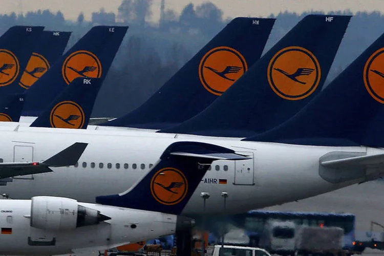 
	Lufthansa: uma porta-voz da Lufthansa disse que o avi&atilde;o pousou com seguran&ccedil;a
 (Michael Dalder/Reuters)