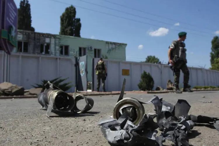 
	Lugansk, na Ucr&acirc;nia: em 5 de agosto, foram contabilizados 117 mil deslocados
 (Valentyn Ogirenko/Reuters)