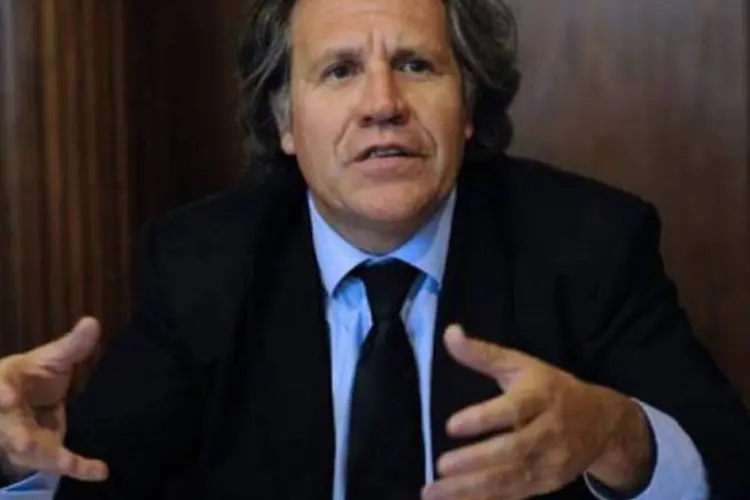 
	Luis Almagro, secret&aacute;rio-geral da OEA: &quot;&eacute; necess&aacute;rio fortalecer as institui&ccedil;&otilde;es democr&aacute;ticas para trabalhar no interesse dos cidad&atilde;os&quot;
 (Daniel Caselli/AFP)