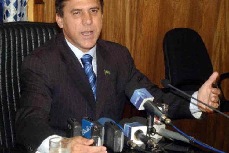 
	O prefeito de S&atilde;o Bernardo do Campo (SP), Luiz Marinho: programa tamb&eacute;m procura assegurar &#39;maior seguran&ccedil;a vi&aacute;ria&#39; mediante a ado&ccedil;&atilde;o de um sistema de sem&aacute;foros e placas.
 (Gervásio Baptista/STF/Divulgação)
