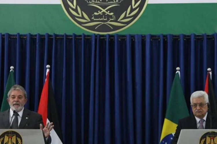 Lula e Mahmoud Abbas: Brasil reconheceu o Estado palestino com as fronteiras de 1967 (Ricardo Stuckert/Presidência da República)