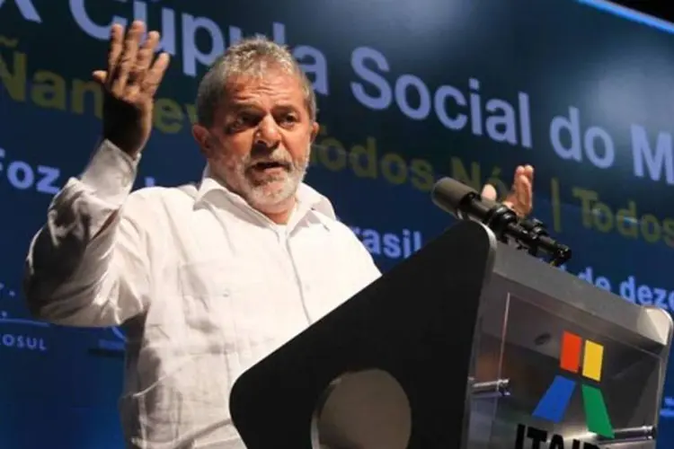 O presidente Lula na Cúpula Social do Mercosul: "não percam de vista o que conquistamos" (Ricardo Stuckert/Presidência da República)