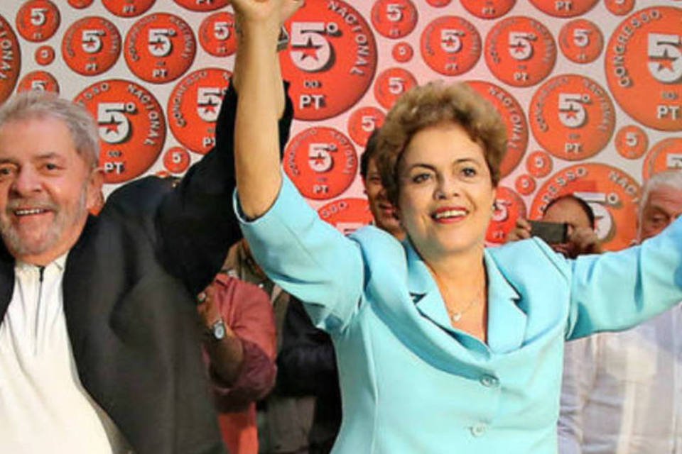 Lula e Dilma Rousseff: conversa entre aliados começou pouco depois das 18h (Ricardo Stuckert/ Instituto Lula)