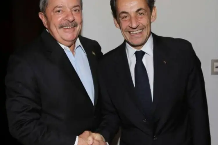 
	Os ex-presidentes se encontraram no Brasil
 (Ricardo Stuckert/Instituto Lula/Divulgação/Reuters)