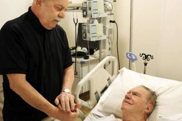 Lula visita José Sarney no Hospital Sírio-Libanês (Ricardo Stuckert/Instituto Lula)
