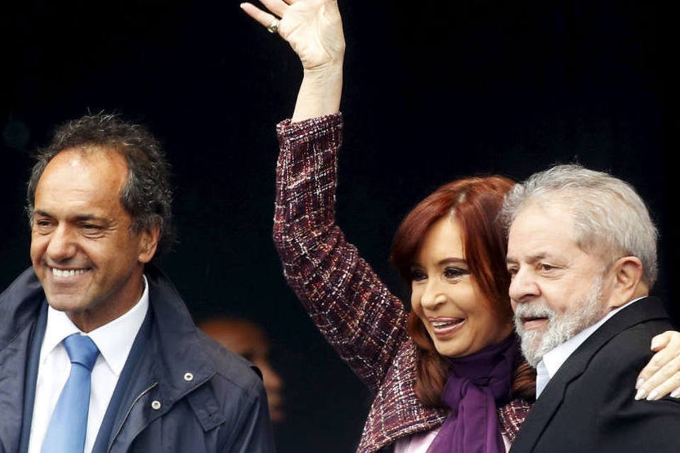 Lula participa de ato na Argentina em apoio a Scioli
