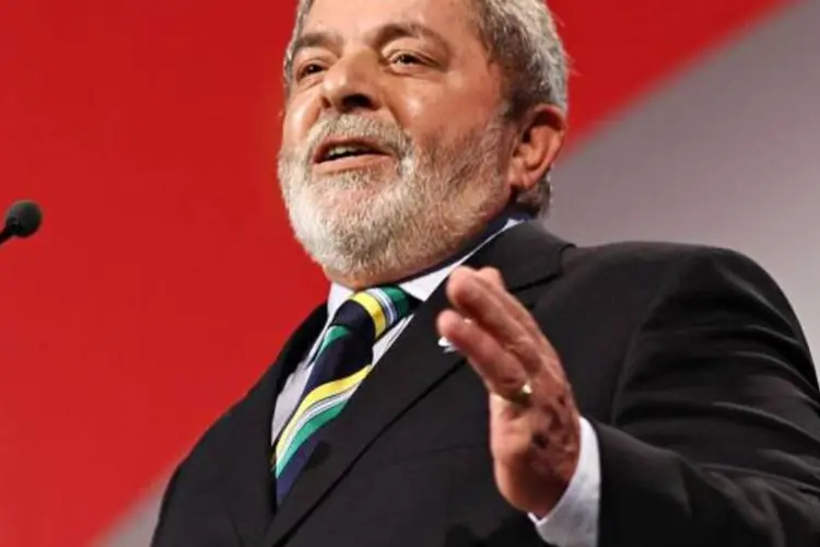 Ainda segundo relato de assessores de imprensa de Lula e da Fiesp, o presidente da entidade, Paulo Skaf, fez inúmeros elogios a Lula (Roberto Stuckert Filho/PR)