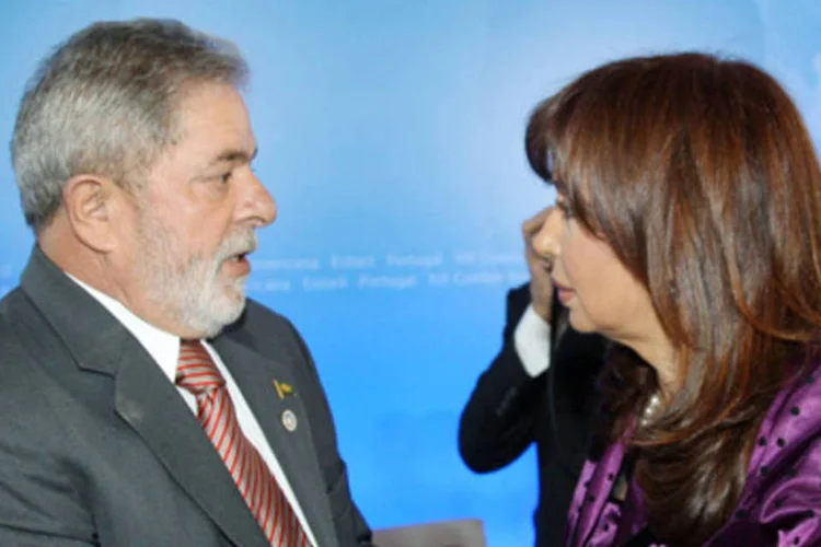 Lula e a presidente da Argentina, Cristina Kirchner: esta terça-feira (25/5) foi decretada como feriado no país para a realização das comemorações (Ricardo Stuckert/PR)