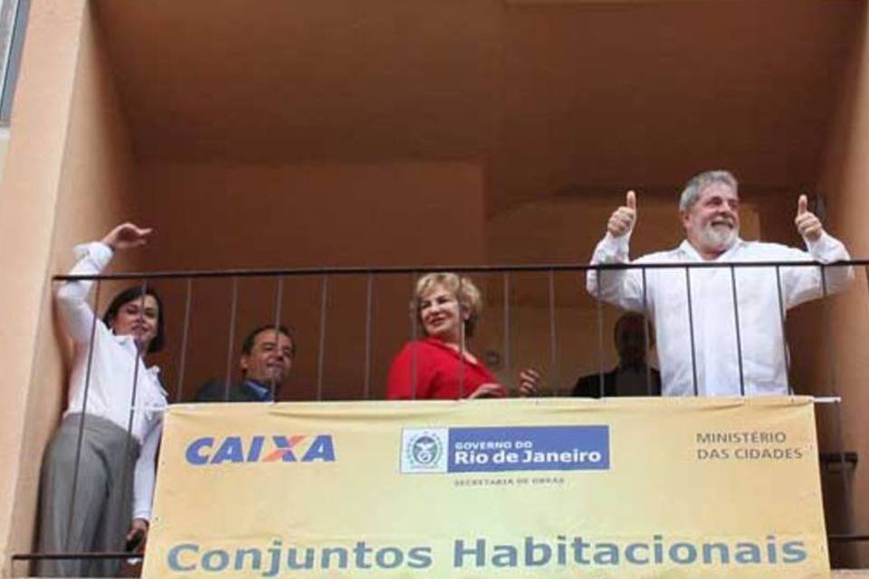 Lula visita obras no Complexo do Alemão, no Rio