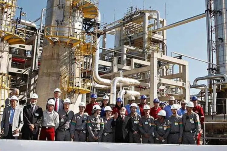 Plataforma da Petrobras: distribuição equitativa de royalties também foi aprovada (Wikimedia Commons/EXAME.com)