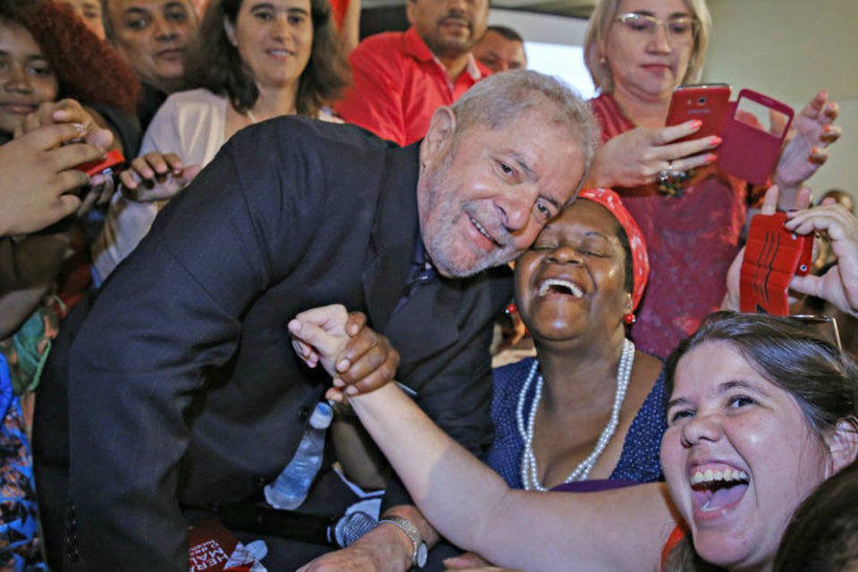 
	Ex-presidente Lula participa da campanha de lan&ccedil;amento de arrecada&ccedil;&atilde;o do PT
 (Ricardo Stuckert/ Instituto Lula)
