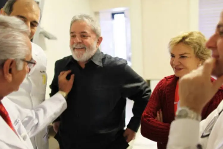 Ex-presidente Luiz Inácio Lula da Silva: fim da primeira etapa da luta contra o câncer (Instituto Lula/Divulgação)