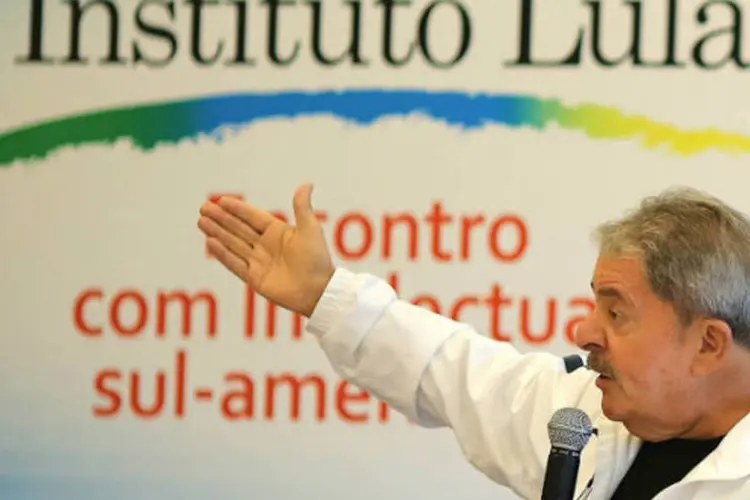 O ex-presidente Luiz Inácio Lula da Silva participa de encontro no Instituto Lula (Ricardo Stuckert/Instituto Lula)