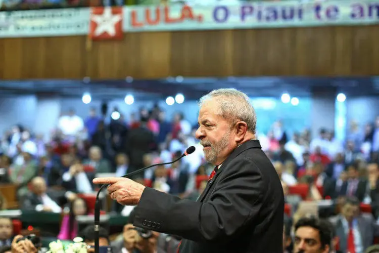 
	&quot;Eu sei o que fizemos pelo Brasil. N&atilde;o fa&ccedil;o pol&iacute;tica atr&aacute;s de agradecimento&quot;, disse Lula
 (Ricardo Stuckert/ Instituto Lula/Fotos Públicas)