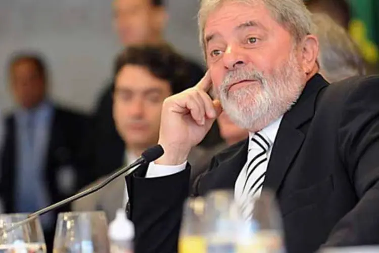 O presidente Lula, durante café da manhã com jornalistas (Wilson Dias/AGÊNCIA BRASIL)